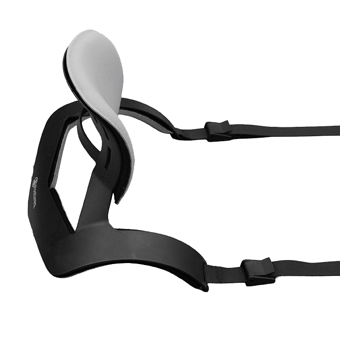 Gros plan de la zone d’appui du support cervical Colette