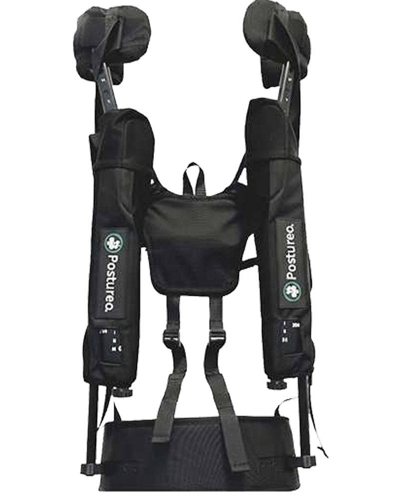 Exosquelette Paulette : gestes bras levés